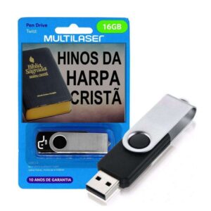 Hinos da Harpa Cristã 2000 musicas pendrive gravado