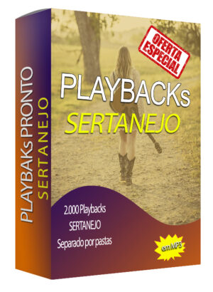 Playback SERTANEJO 2000músicas- Pendrive 16Gb