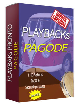 Playback PAGODE 1.100 músicas- Pendrive 16Gb