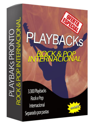 Playback ROCK E POP INTERNACIONAL 3300músicas